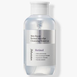 Очищающая вода для снятия макияжа с ретинолом JMsolution Skin Boost Retinol Micellar Cleansing Water 1.5, 500мл