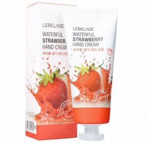 LEBELAGE Крем для рук с экстрактом клубники WATERFUL STRAWBERRY HAND CREAM, Южная Корея, 100ml