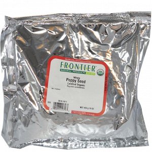 Frontier Natural Products, Органическое цельное маковое семя, 16 унций (453 г)
