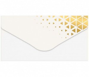 Конверт для денег MESHU ""Gold pattern"", 85*164мм, soft-touch, фольга