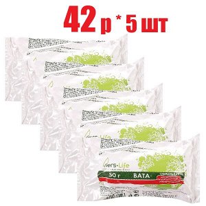 Вата медиц. хирург. гигроскоп. хлопк. стер. Evers Med 50г (отпуск 5шт)	Фабрика мед.изд.Ника