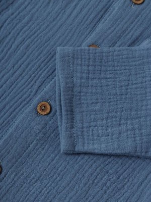 Костюм (рубашка и брюки) детский KAFTAN «Муслин», синий