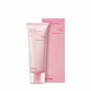 Выравнивающий солнцезащитный крем для сияния кожи  Heart Pink Tone Up Sun Cream SPF50+ PA++++