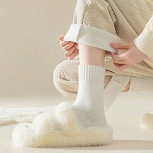 Носки женские, теплые, шерстяные, 2 пары, кашемир