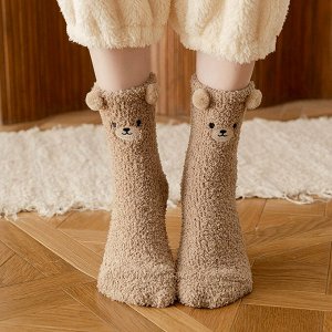 Носки женские, теплые, махровые, 2 пары