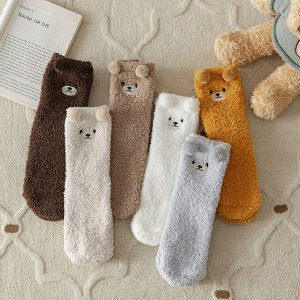 Носки женские, теплые, махровые, 2 пары