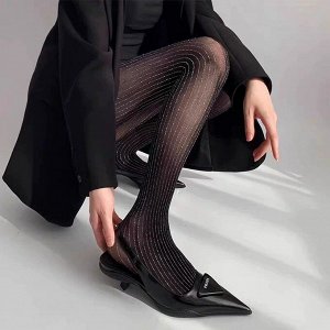 Колготки женские со стразами, капроновые