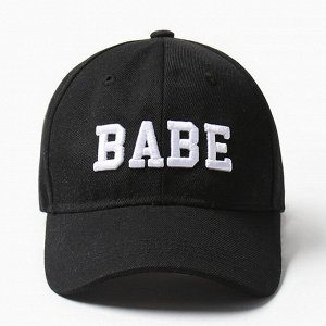 Бейсболка MIST "Babe", цвет черный, размер 56-58