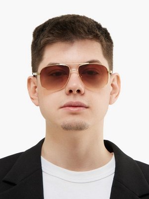 Очки солнцезащитные OneSun, UV 380, линза 4.5x6 см, дужка 12.5 см, ширина 14 см, микс