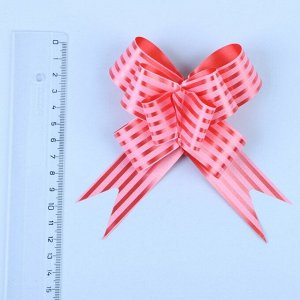 Подарочный Бант - бабочка №3, красный, для упаковки подарков