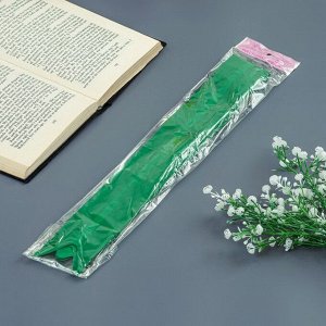 Подарочный Бант - бабочка №5, блестящий зелёный, матовый, для упаковки подарков
