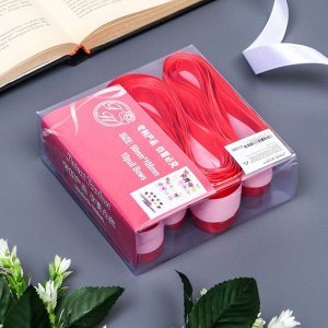 Бант - шар №5, красно - розовый