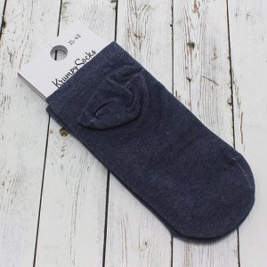Короткие носки  Синий с шарфом