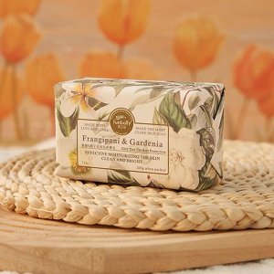 Мыло цветочное для тела "Frangipani & Gardenia", 200 гр.