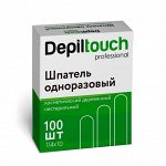 Шпатель деревянный малый (10*114 мм) 100 шт Depiltouch