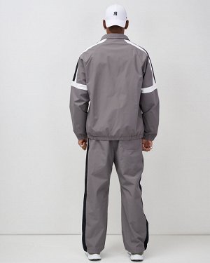 Спортивный костюм мужской весна-лето серого цвета 25736Sr