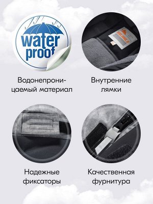 Комбинезон подростковый зимний для мальчика цвета хаки 9403Kh