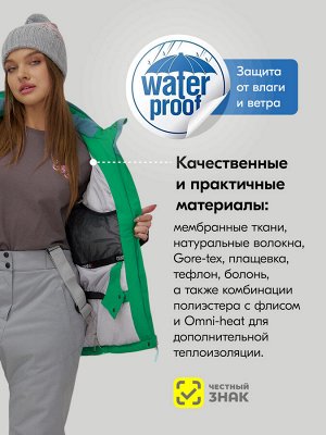 Горнолыжный костюм женский зимний голубого цвета 0709_1Gl
