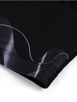 Шапочка для плавания взрослая ONLYTOP Waves, тканевая, обхват 54-60 см