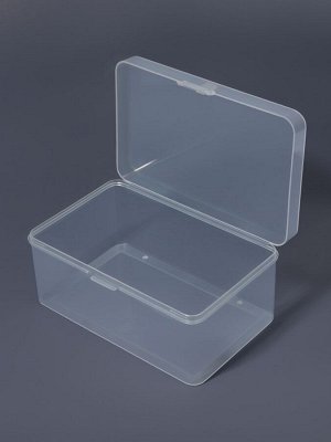 Бокс для хранения мелочей, 17.5x10.9x7.9 см, прозрачный