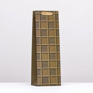 Пакет под бутылку «Кирпичики», 12x36x9 см