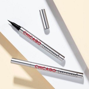 Подводка - фломастер для глаз "CHICAGO" устойчивая ЧЕРНАЯ