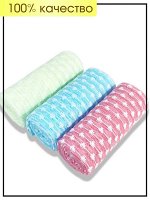 Shower Towel Мочалка полотенце Снежинка Clean&amp;Happy Day, 1 шт