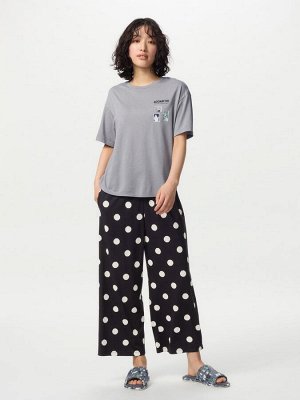 UNIQLO - комплект домашней одежды Муми-тролль с коротким рукавом - 03 GRAY