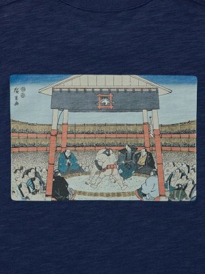 UNIQLO- Sumo Heritage UT  футболка с искусством сумо