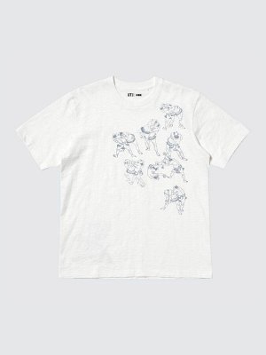UNIQLO UT - коллекционная футболка с мотивами японского сумо - 01 OFFWHITE