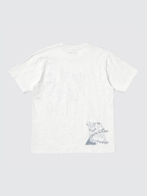 UNIQLO UT - коллекционная футболка с мотивами японского сумо - 01 OFFWHITE