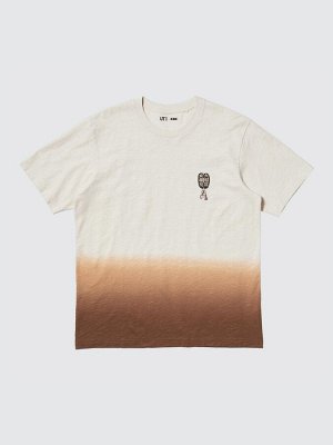 UNIQLO UT - коллекционная футболка с мотивами японского сумо - 30 NATURAL