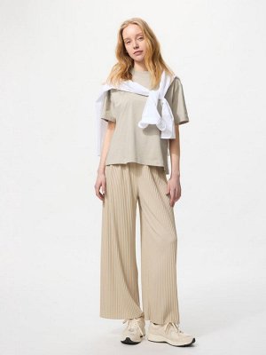 UNIQLO - легкие плиссированные брюки - 31 BEIGE