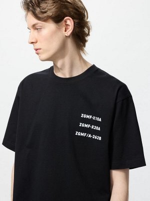UNIQLO UT - оверсайз футболка с принтом «Gundam» - 09 BLACK