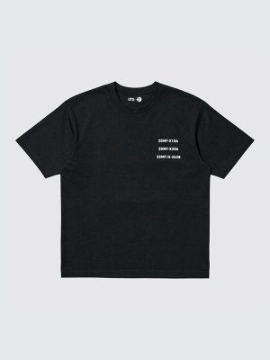 UNIQLO UT - оверсайз футболка с принтом «Gundam» - 09 BLACK
