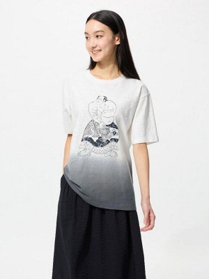 UNIQLO - Sumo Art UT футболка с японскими мотивами