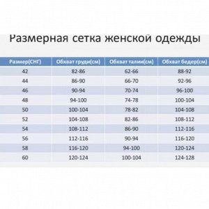 Размерная сетка