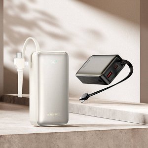 Внешний аккумулятор Power Bank Borofone BJ77 Sabio PD22.5 Вт, 10000 мАч встроенный кабель
