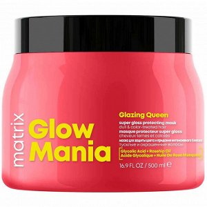 Matrix Glow Mania маска 500мл д/тускл.,окраш.вол. интенс.блеск гликолев.кисл. банка / 6шт / E4265100 / 257002