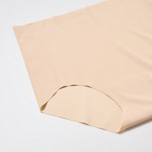 UNIQLO AIRism - бесшовные трусики-шорты с высокой талией - 02 LIGHT GRAY