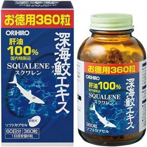 100% сквален из печени акулы для иммунитета Orihiro Squalene на 60 дней