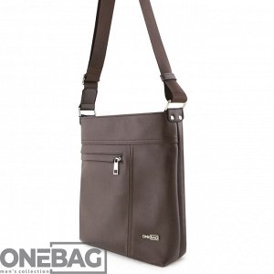 Сумка мужская ONEBAG средняя на регулируемом плечевом ремне(min:975, max:1575)