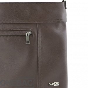 Сумка мужская ONEBAG средняя на регулируемом плечевом ремне(min:975, max:1575)
