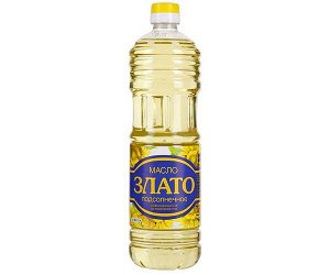 Масло подсолнечное Злато 1л