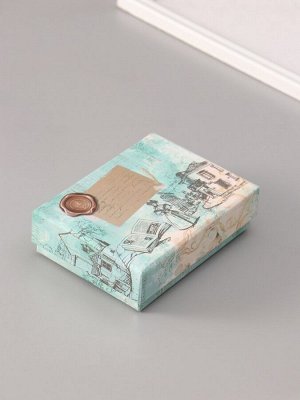 Подарочный набор для сургучной печати «Солнце и луна», печать, ручка, сургуч, 12.5x10x3.6 см