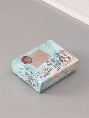 Подарочный набор для сургучной печати «Мальчик и лис», печать, ручка, сургуч, 12.5x10x3.6 см