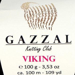 Пряжа "Viking" 30% шерсть, 70% акрил 100м/100гр (4018)