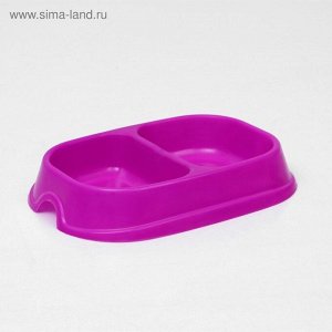 Миска 2x200 мл, пурпурная