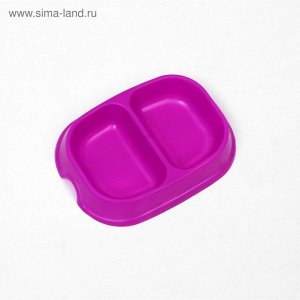 Миска 2x200 мл, пурпурная