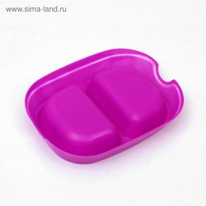 Миска 2x200 мл, пурпурная
